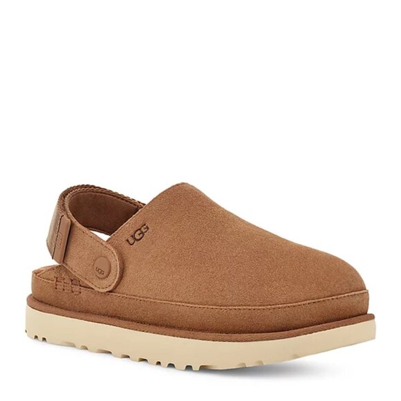 UGG Women's Goldenstar Slip On Slingback Clogs Color Chestnut - Picture 1 of 6